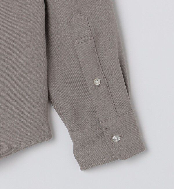 SHIPS Colors 「SHIPS Colors:〈洗濯機可能〉ウールライク バンドカラー シャツ」|シャツ・ブラウス|