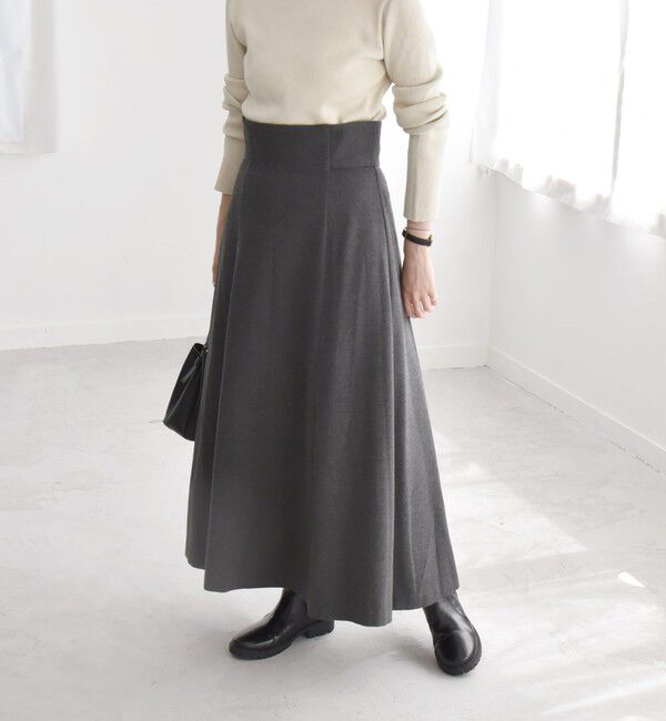 quaranciel「quaranciel:〈洗濯機可能〉サスペンダー ハイウエスト スカート」|スカート|