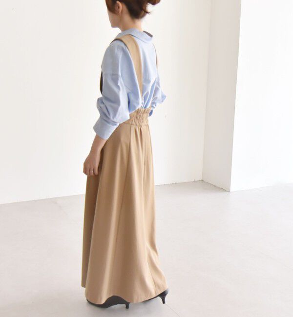 quaranciel「quaranciel:〈洗濯機可能〉サスペンダー ハイウエスト スカート」|スカート|