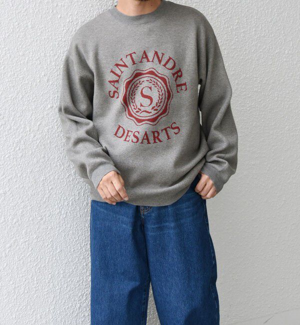 SHIPS any「SHIPS any:〈手洗い可能〉クラブロゴ ジャカード ニット◇」|ニット・セーター|