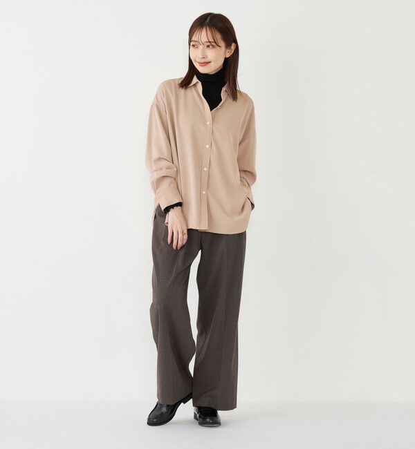 SHIPS Colors 「SHIPS Colors:〈洗濯機可能〉トロミ レイヤード シャツ2」|シャツ・ブラウス|