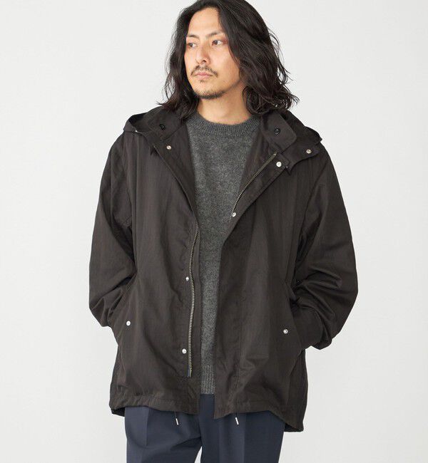 SHIPS「SHIPS: ショート モッズ コート」|ミリタリー・モッズコート|ブラック