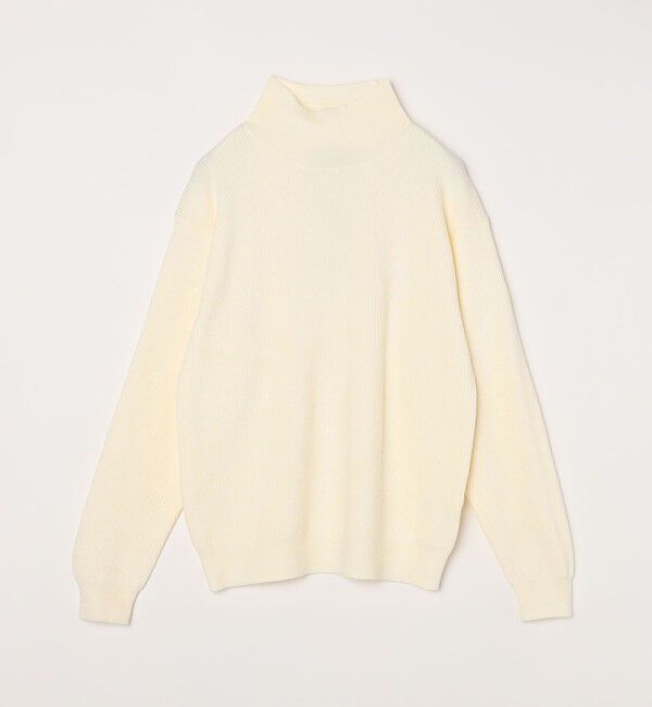 SHIPS Colors 「SHIPS Colors:〈洗濯機可能〉畔編み ハイネック ニット」|ニット・セーター|