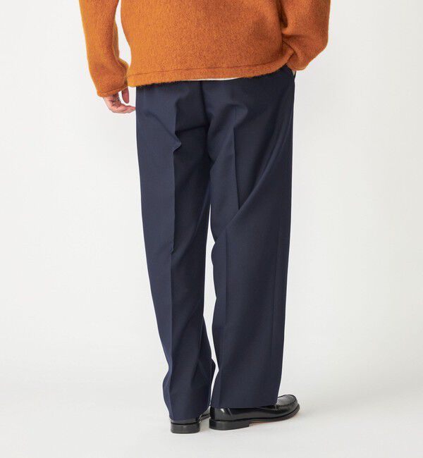 SHIPS「SHIPS: ハイツイスト ギャバジン セミワイド スラックス パンツ」|スラックス|