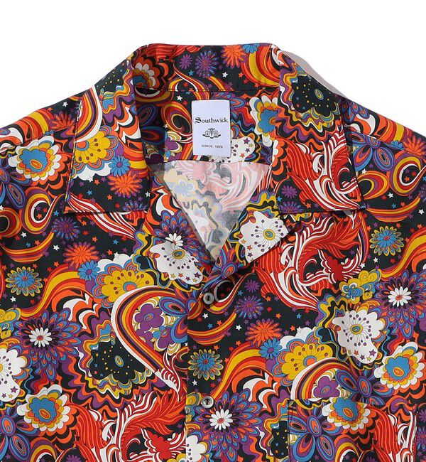 SHIPS「Southwick: Gate Label COLONIAL PRINT ショートスリーブ シャツ」|シャツ・ブラウス|