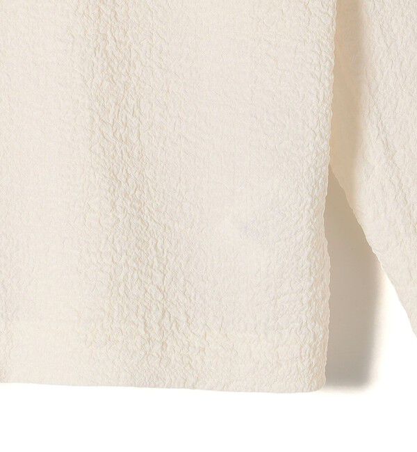 SHIPS for women「〈手洗い可能〉シアー ネック ポコビュー TEE ブラウス」|シャツ・ブラウス|