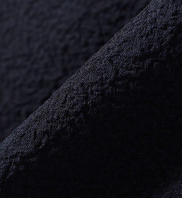 SHIPS for women「〈手洗い可能〉シアー ネック ポコビュー TEE ブラウス」|シャツ・ブラウス|