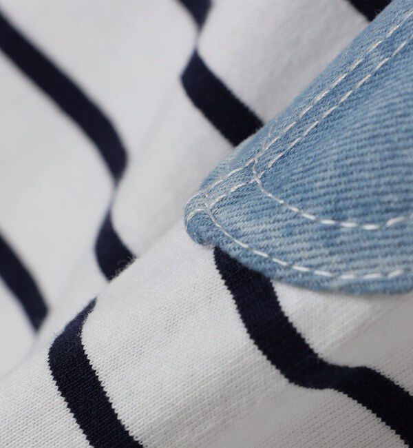 SHIPS any「Lee: デニム パッチポケット デザイン Tシャツ <KIDS>」|Tシャツ・カットソー|