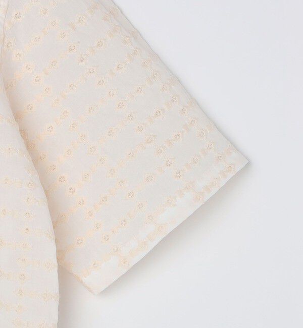 SHIPS「SHIPS: オープンカラー エンブロイダリー ショートスリーブ シャツ」|シャツ・ブラウス|