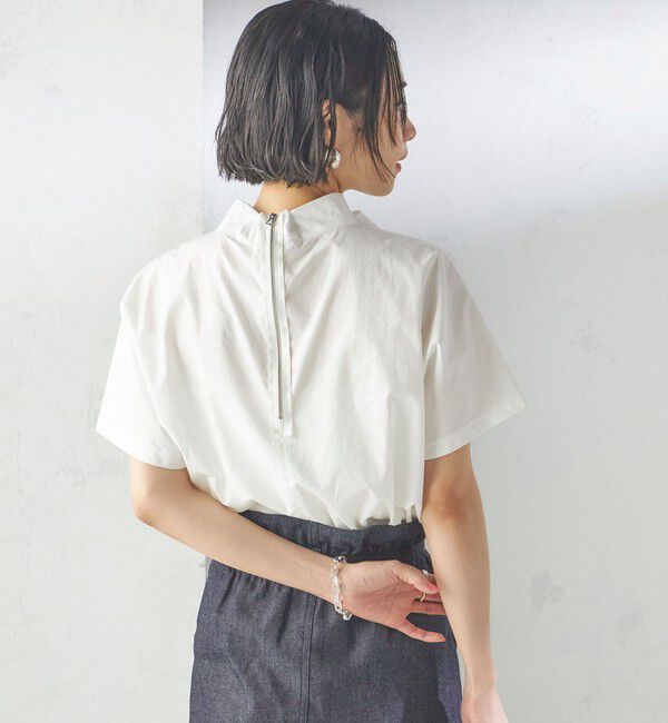 SHIPS for women「【SHIPS別注】Nell:〈手洗い可能〉リボン タイ ブラウス」|シャツ・ブラウス|