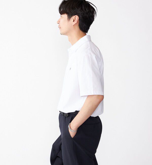 SHIPS「【WEB限定】SHIPS:〈吸水速乾〉アイスタッチ ワンポイント ロゴ レギュラーカラー ポロシャツ」|Tシャツ・カットソー|