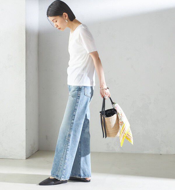 SHIPS for women「ギザコットン ベーシック TEE」|Tシャツ・カットソー|