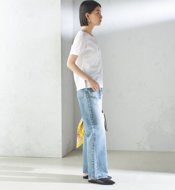 SHIPS for women「ギザコットン ベーシック TEE」|Tシャツ・カットソー|