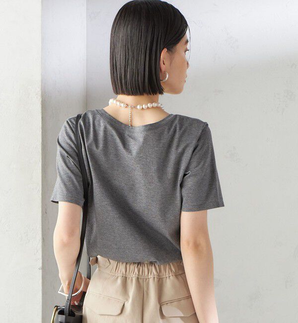 SHIPS for women「ギザコットン ベーシック TEE」|Tシャツ・カットソー|