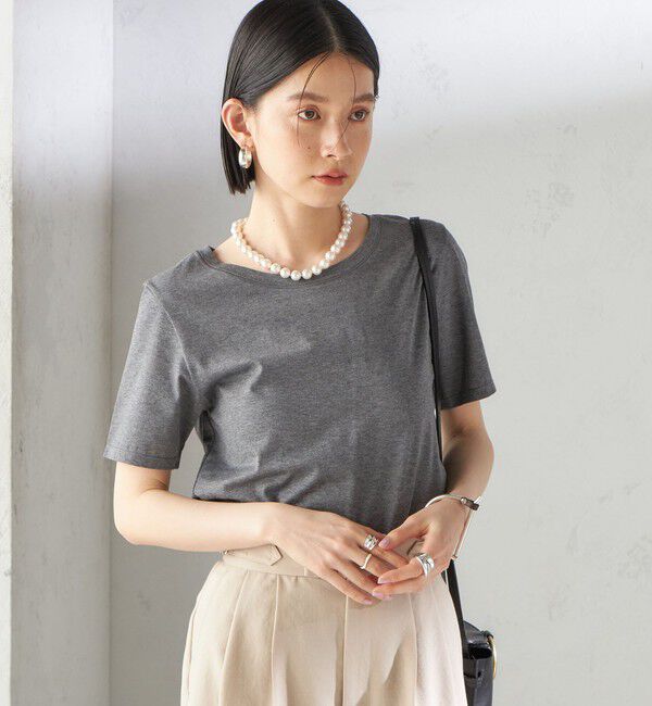 SHIPS for women「ギザコットン ベーシック TEE」|Tシャツ・カットソー|