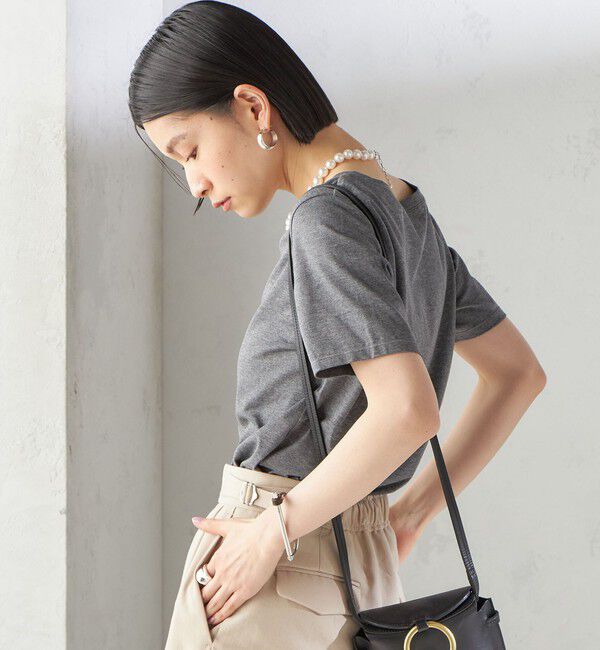 SHIPS for women「ギザコットン ベーシック TEE」|Tシャツ・カットソー|