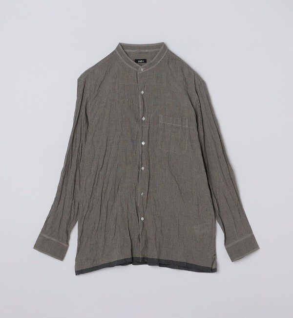 SHIPS「SHIPS: インディア バンドカラー ロングスリーブ シャツ」|シャツ・ブラウス|