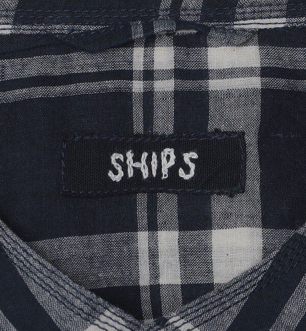 SHIPS「SHIPS: インディア バンドカラー ロングスリーブ シャツ」|シャツ・ブラウス|