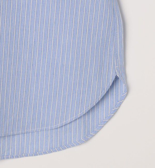 SHIPS any「SHIPS any: ストライプ スモールウェイブ スキッパー プルオーバーシャツ◇」|シャツ・ブラウス|