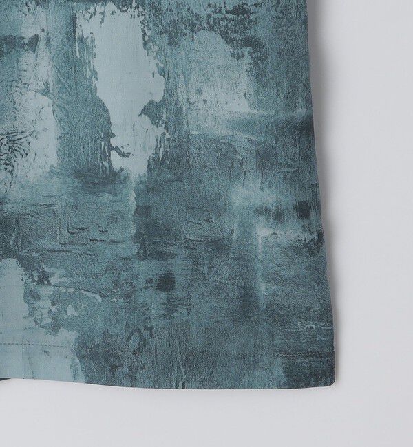 SHIPS「City Ambient Products: オープンカラー ウォール プリント シャツ」|シャツ・ブラウス|