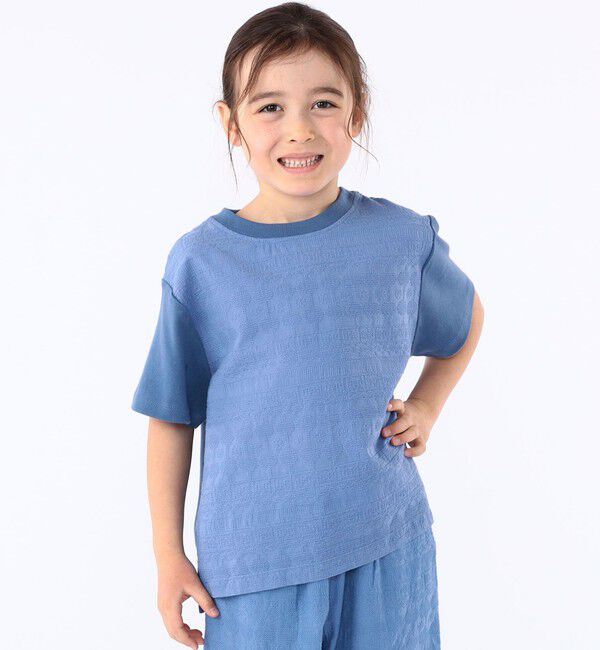 SHIPS KIDS「SHIPS KIDS:100～130cm /エンブロイダリー プルオーバー」|Tシャツ・カットソー|