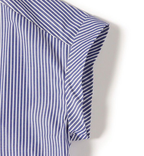 SHIPS Colors 「innowave:〈手洗い可能〉TC スキッパー フレンチスリーブ ブラウス」|シャツ・ブラウス|