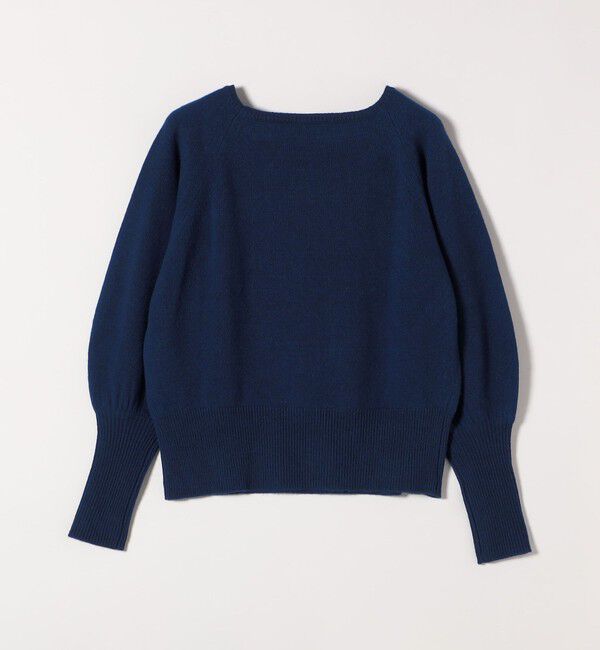 quaranciel「quaranciel:〈手洗い可能〉AQUA カシミヤ ミックス ボートネック ロングリブ パフ ニット」|ニット・セーター|