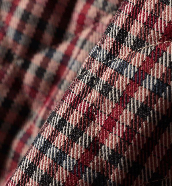 SHIPS any「SHIPS any: キルティング チェック バーシティ ブルゾン」|ブルゾン・スタジャン|