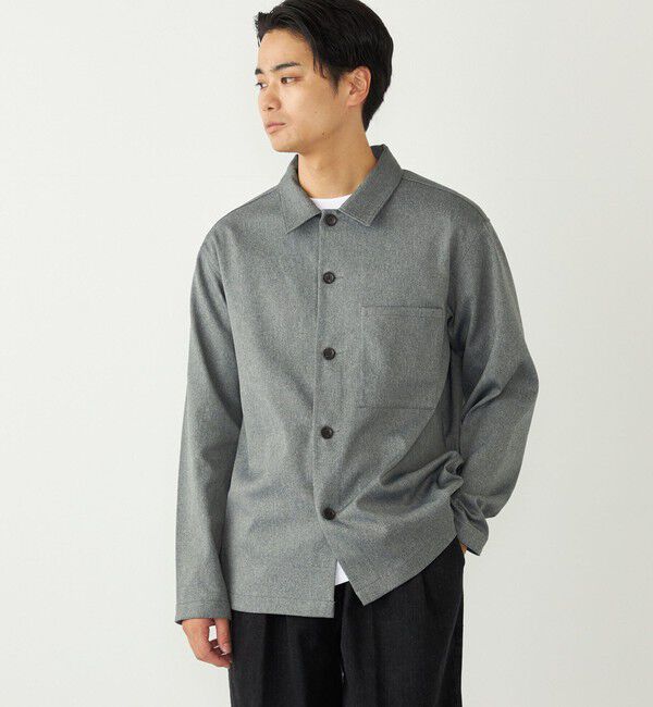 SHIPS Colors 「SHIPS Colors:〈洗濯機可能〉WOOLIC ボックス シャツ◇」|シャツ・ブラウス|