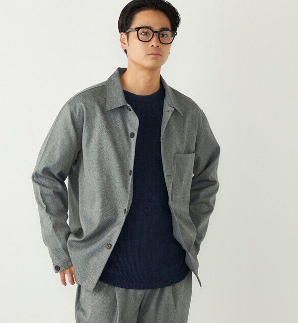 SHIPS Colors 「SHIPS Colors:〈洗濯機可能〉WOOLIC ボックス シャツ◇」|シャツ・ブラウス|