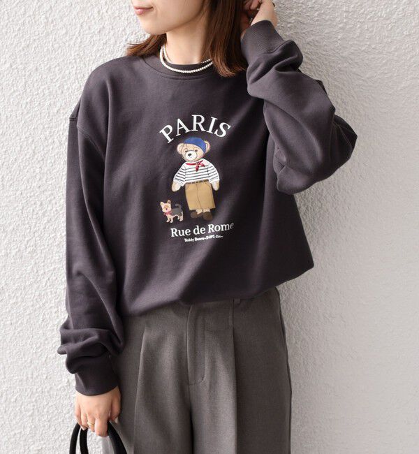 SHIPS Colors 「SHIPS Colors:TeddyBear(R) スウェット 2◇」|スウェット・ジャージ|ダークグレー