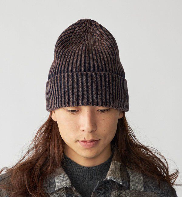 SHIPS「【WEB限定】SHIPS: ブリーチ オーバーフィット エンブロイダリー ワッチキャップ ニット帽」|ニット帽|