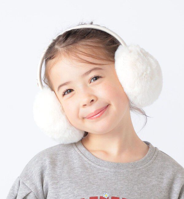 SHIPS KIDS「SHIPS KIDS:フェイクファー イヤー マフラー」|イヤーマフ|