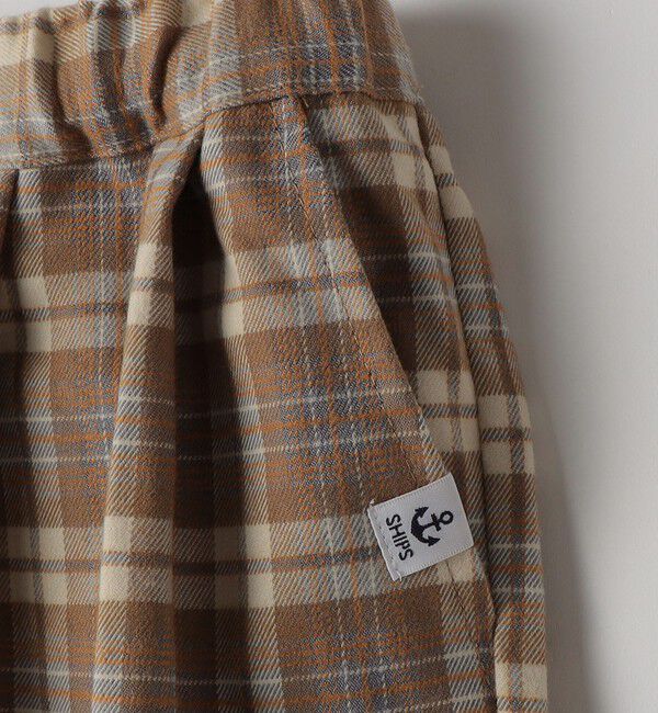 SHIPS Colors 「SHIPS Colors:100~140cm /〈洗濯機可能〉リンク チェック イージー パンツ」|その他|