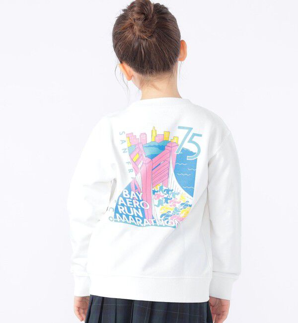 SHIPS KIDS「SHIPS KIDS:100～130cm /ヴィンテージ プリント スウェット」|スウェット・ジャージ|