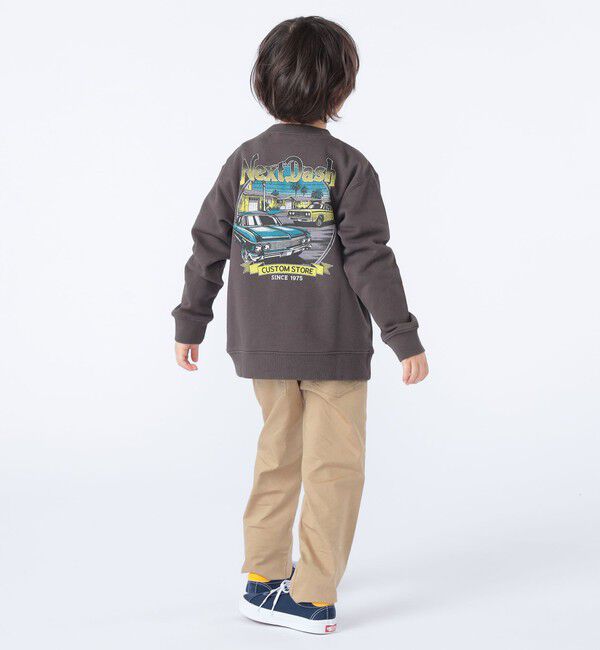 SHIPS KIDS「SHIPS KIDS:100～130cm /ヴィンテージ プリント スウェット」|スウェット・ジャージ|