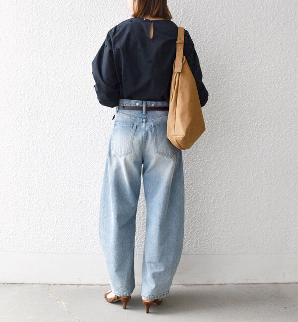 SHIPS any「SHIPS any:〈洗濯機可能〉フラワー モチーフ ハシゴレース クルーネック ブラウス」|シャツ・ブラウス|