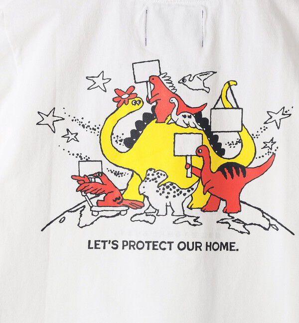 SHIPS KIDS「ARCH&LINE:125～145cm / オーガニックコットン プリント Tシャツ」|Tシャツ・カットソー|