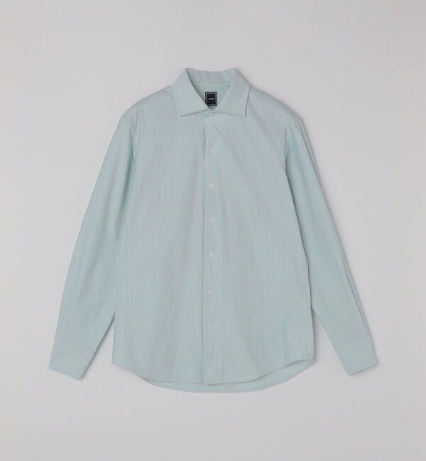 SHIPS「SHIPS: ジャージー ロンドン ストライプ ワンピースカラー シャツ」|シャツ・ブラウス|