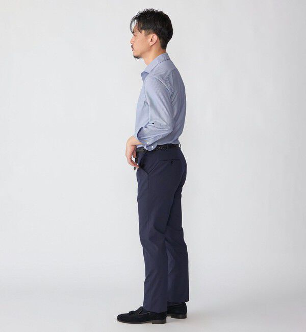 SHIPS「SHIPS: ジャージー ロンドン ストライプ ワンピースカラー シャツ」|シャツ・ブラウス|