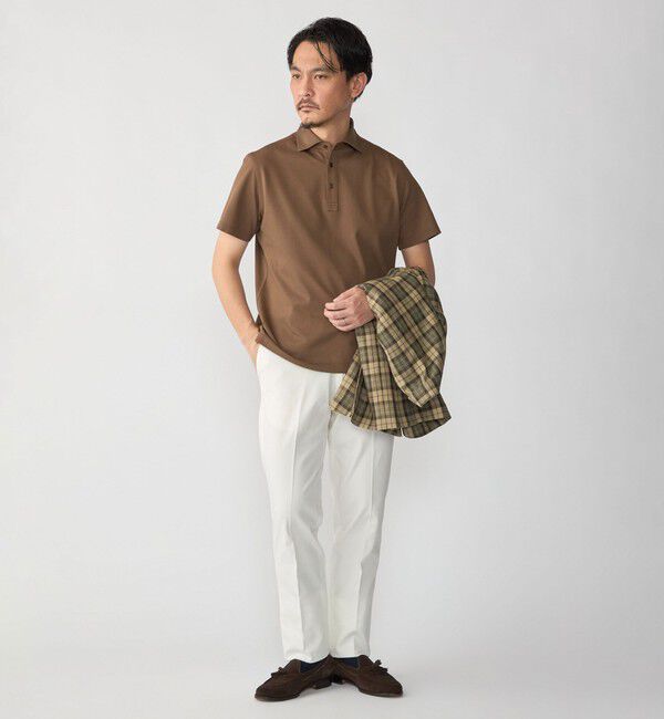 SHIPS「SHIPS:〈FUNCTION〉I Cotoni di Albini ショート スリーブ ポロシャツ」|ポロシャツ|