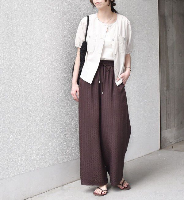 SHIPS Colors 「《予約》SHIPS Colors:〈接触冷感・UVカット・撥水〉マルチファンクション 羽織 シャツ◆」|シャツ・ブラウス|