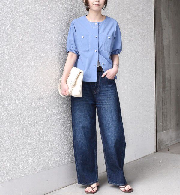 SHIPS Colors 「《予約》SHIPS Colors:〈接触冷感・UVカット・撥水〉マルチファンクション 羽織 シャツ◆」|シャツ・ブラウス|