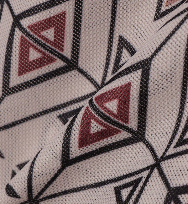 SHIPS Colors 「《予約》SHIPS Colors:〈洗濯機可能〉メッシュ プリント シャツ◆」|シャツ・ブラウス|