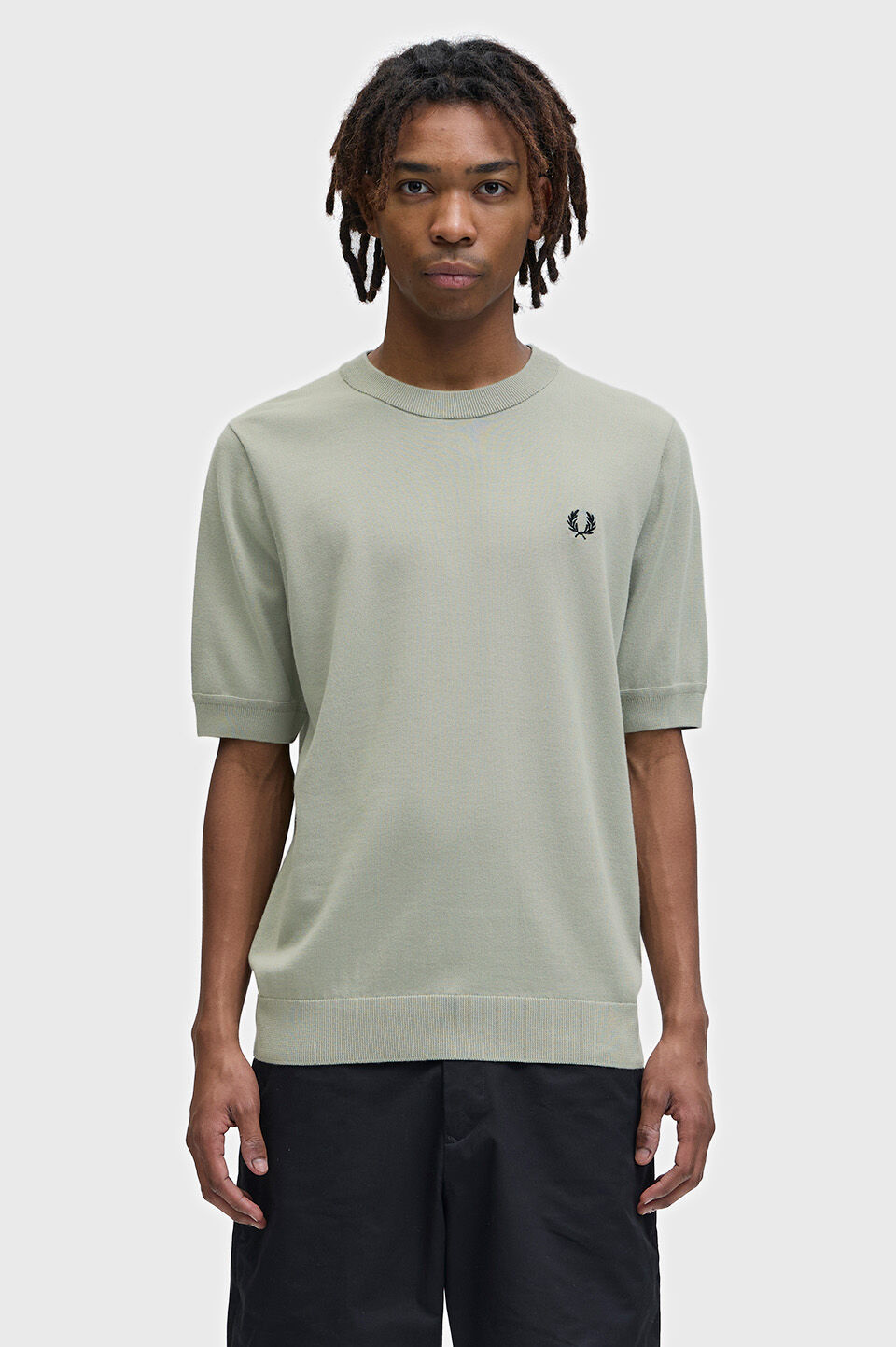 FRED PERRY 「Cotton Knitted T-Shirt」|ポロシャツ|