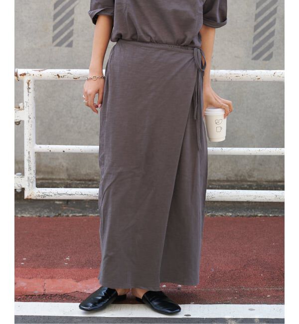 OUTDOOR PRODUCTS Usual Things「≪予約≫スラブテンジクラップスカート」|スカート|