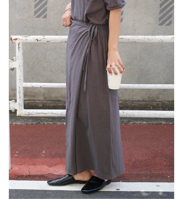 OUTDOOR PRODUCTS Usual Things「≪予約≫スラブテンジクラップスカート」|スカート|