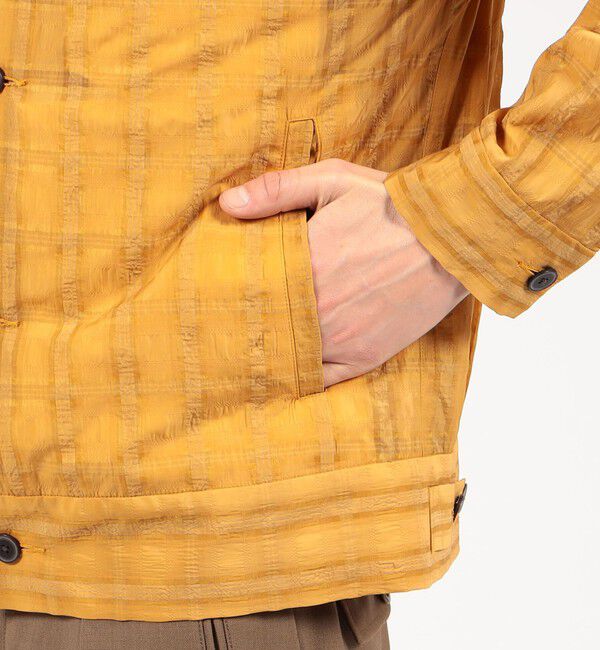 TOMORROWLAND MENS「ポリエステルナイロンキュプラ Gジャン」|ブルゾン・スタジャン|