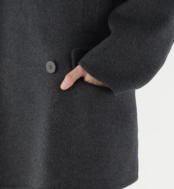 GALERIE VIE「ウールダブルフェイス  ピーコート」|ピーコート|