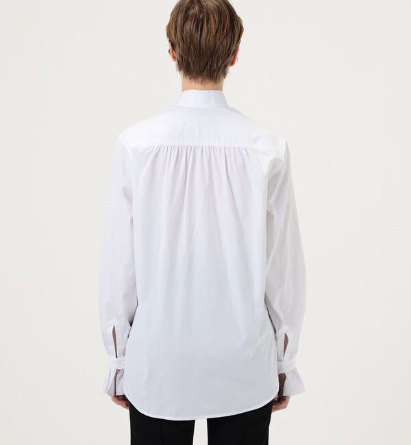 TOMORROWLAND BUYING WEAR「BOURRIENNE BOUDOIR コットン スタンドカラーシャツ」|シャツ・ブラウス|